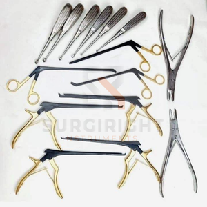 Curetas de hueso Codman Kerrison Rongeurs, juego de 15 piezas, instrumento ortopédico para columna vertebral de Surgiright Instruments - Product Image 5