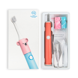 OEM Logo Cartoon bambini Sonic spazzolino elettrico IPX7 setola media per correzione postura errata bambino amichevole - Product Image 5