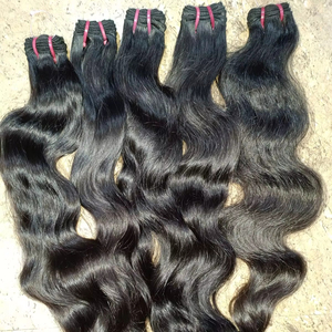 Matériel de haute qualité de qualité en vrac de cheveux humains droits Remy indiens - Product Image 1