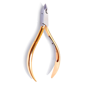 Pince à ongles demi-or en acier inoxydable de qualité supérieure à lames tranchantes pour salon de beauté - Product Image 2