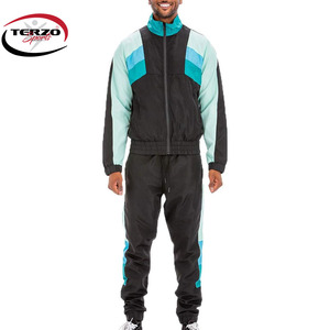 Terzo Sports Chándal cortavientos transpirable ligero ecológico informal para hombre de talla grande estampado cómodo - Product Image 1