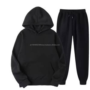 Conjunto Deportivo Personalizado con Logotipo para Hombre, Estilo Urbano, Talla Grande, Sudadera con Cremallera, Pantalones Deportivos, Chándal - Product Image 3