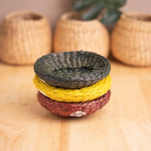 Heavy Demand Nueva cesta de setas de algas marinas con tapa de almacenamiento rústico y decoración cottagecore - Product Image 5