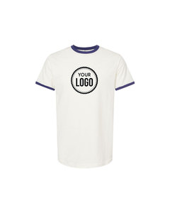 เสื้อกีฬาผ้าคอตตอนแท้สำหรับผู้ชายและผู้หญิงผ้าคอตตอนแท้/โพลีเอสเตอร์เนื้อละเอียดเข้ารูปทันสมัยทนทานป้องกันการหดตัว - Product Image 1