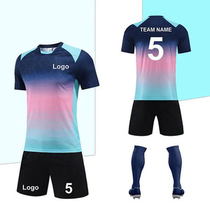Venta al por mayor de fábrica, camiseta de fútbol personalizada para hombre, uniforme de fútbol de poliéster de secado rápido, ropa deportiva asequible para equipos de adultos - Product Image 6
