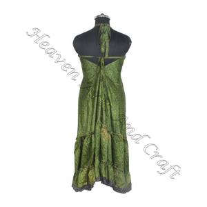 SD009 Saree / Sari / Shari <b>Indian</b> & <b>Pakistani</b> <b>Clothing</b> From India Hippy Boho Latest Traditional Long V-Neck <b>Indian</b> Vintage Sari - Product Image 6