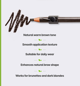 BrowXenna ®   Crayon à sourcils auto-affûtant # 02 Brun foncé, 1 pièce - Product Image 2