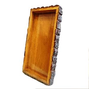 Écorce Antique Bols Ronds Ensemble De 3 au Meilleur Prix à Moradabad Écorce Effet Bois Écorce Vente Chaude Produit Mango Bois Décoratif - Product Image 5