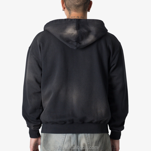 Sudadera con Capucha y Cremallera para Invierno, Cómoda, con Bolsillos, Hecha de Tela de Algodón Suave, Corte Regular para Uso Diario Informal - Product Image 3