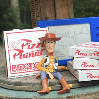 Boîtes Pizza Planet 16 pouces blanches/rouges gaufrées personnalisables, matériau recyclé alimentaire, pelliculage mat, revêtement UV, fournisseur en gros