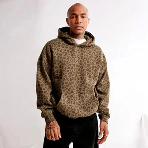 Sweat à capuche en polaire à sublimation d'hiver tendance, fabricant OEM ODM, impression personnalisée, vêtements élégants, marque privée, tenue de rue - Product Image 1