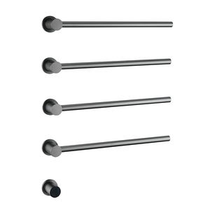 Thiết Kế Hiện Đại Có Thể Gập Lại Máy Sấy Khăn Kim Loại Điện Sưởi Ấm Bền Súng <span class=keywords><strong>Grey</strong></span> Đường Sắt Khăn Cho Phòng Tắm Nhà Bếp Khách Sạn - Product Image 1