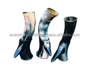 Cuerno para beber vikingo pulido respetuoso con el medio ambiente hecho a mano natural personalizado de la mejor calidad para restaurante y Hotel en casa de la India. - Product Image 5