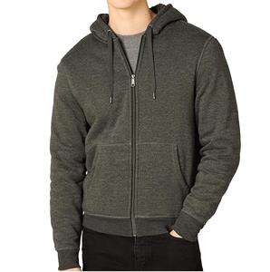 Custom Zip-Up Winter Hoodies for <b>Men</b> Plus Size Boxy Fit Oversized <b>Fleece</b> Spandex/Cotton <b>Thick</b> Zipper with Custom Colors & Logo - Product Image 1