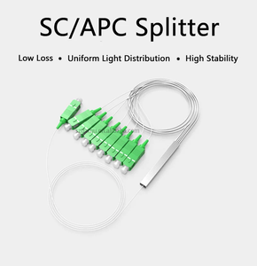 Damu FTTX fttth 1X8 SC APC оптоволоконный PLC сплиттер высокой стабильности с низкими потерями - Product Image 3