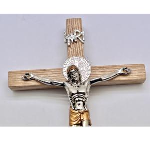 Crucifix <b>Wood</b> Cross Jesus Hanging Religious Inspirational INRI - Product Image 6