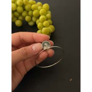 Navajo Malachite & Sterling <b>Silver</b> Drop Post <b>Dangle</b> <b>Earrings</b> - Product Image 5