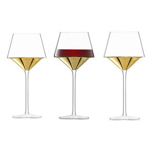 Verres à vin professionnels en <span class=keywords><strong>verre</strong></span> soufflé à la main, sans plomb, électroplaqués or, de la marque SJ, écologiques, vente en gros - Product Image 5