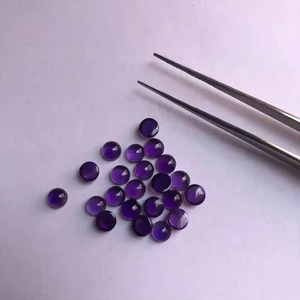 Tự Nhiên 3.5Mm Vòng Phi Thạch Anh Tím Cabochon Lỏng Đá Quý Cửa Hàng Trực Tuyến Bây Giờ Tại Nhà Máy Bán Buôn Giá Đá Từ Ấn Độ - Product Image 4