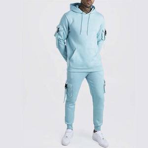 New Design Wholesale Custom Private Label Plain 6 Pockets Cargo Tracksuits for Men Cotton With Custom Logo <b>Printed</b> OEM Service - Product Image 4