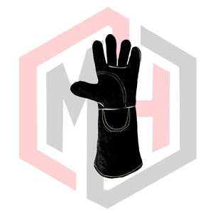 ถุงมือเชื่อมหนังกลับคุณภาพพรีเมียม ทนความร้อน ทนไฟ ป้องกันไฟฟ้าสถิต ทนการฉีกขาด น้ำหนัก 11 ออนซ์ ข้อมือถัก สำหรับงานเชื่อมแบบ Mig Mag Tig - Product Image 2