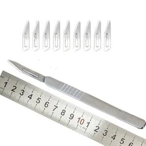 Manche de scalpel chirurgical en acier inoxydable, instrument médical réutilisable, outil de coupe pour chirurgie orthopédique, vétérinaire et générale - Product Image 3