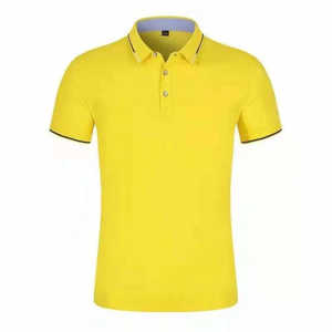 เสื้อโปโลผู้ชายคุณภาพสูง ผ้าฝ้าย ระบายอากาศได้ดี ไม่เป็นขุย ลายเรียบ แขนสั้น สไตล์ลำลอง รับผลิตแบบ OEM ขายส่ง - Product Image 5