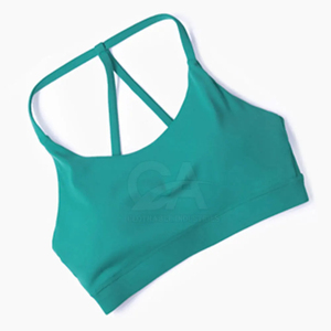 Saleh Enterprises Premium Eco-Friendly Nylon Spandex Women's Sports <b>Bra</b> Plus Size Windproof Anti-Bacterial Seamless Push-Up High - Product Image 3