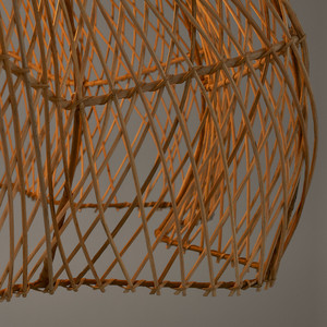 Top Selected Item Woven <b>Rattan</b> Lampshade Handcrafted Wicker <b>Rattan</b> Lampshade <b>Pendant</b> <b>Light</b> Hanging Ceiling Decor - Product Image 3