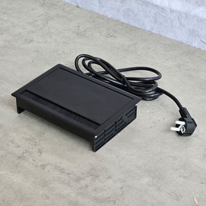 HOEXH303AC In-Desk Power <b>Socket</b> <b>with</b> Flip-Up Lid Convenient Access for Women's Coats - Product Image 6