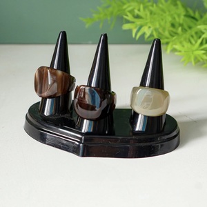 Buffalo Horn Ring Polished Party Ware Jewelry for Wedding Anniversary Hot Sale Color Natural Horn - Product Image 4