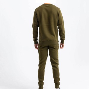 Men's Sport <b>Jogger</b> Sweatsuit <b>Set</b> in <b>Plus</b> <b>Size</b>, OEM Customized, Cotton Thick Crewneck Tracksuit Hoodie Pants, 2025 - Product Image 3