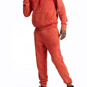 Chándal de Hombre de Alta Calidad con Lavado Ácido Personalizable, Moda en Tendencia, Precio de Fábrica, Corte Ajustado - Product Image 1