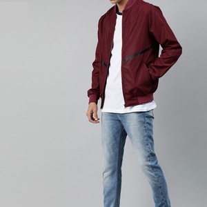 Wholesale 2018 Custom <b>Men</b> Blank Plain Nylon Ma-1 <b>Flight</b> Bomber <b>Jacket</b> - Product Image 4