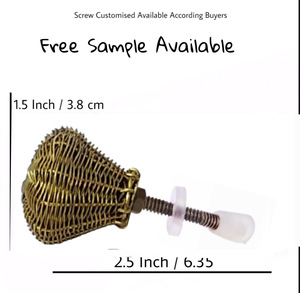 <b>Antique</b> Woven Brass Wire Cabinet Knobs Versatile Pull Handles for Drawer <b>Wardrobe</b> Dresser Kitchen Bathroom Living Room Modern - Product Image 3