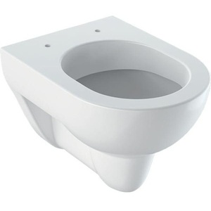 Geberit RENOVA COMPACT Blanc WC suspendu à chasse profonde à projection réduite avec rebord – Articles de salle de bain et sanitaires - Product Image 1