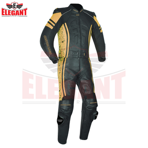 Combinaison en cuir de moto personnalisée avec logo imprimé, équipement de course intégral OEM, léger, hiver, personnalisé, respirant, combinaison de motard - Product Image 4