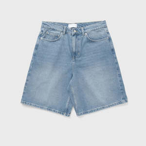 Custom <b>Men's</b> <b>High</b> <b>Waist</b> Distressed Denim Shorts Summer Streetwear Vintage Diamond Baggy Acid Wash All-Rhinestone Design - Product Image 1