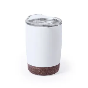 Bicchiere Personalizzato Ronfo in Acciaio Inossidabile e Sughero, Gadget Personalizzati - Product Image 1