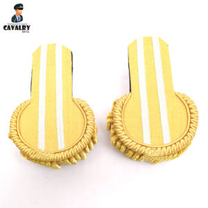 Tarifa al por mayor CAVALRY SKT COMPANY Pilot Uniform Ceremonial Shoulder Board Material de poliéster liso brillante Cómodo de usar - Product Image 2