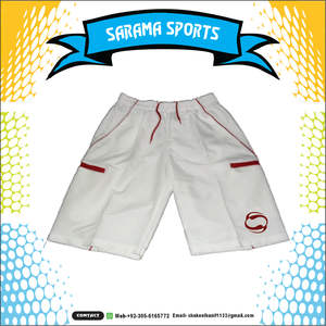 Pantalones cortos de cintura elástica, pantalones cortos ligeros, microelásticos, tela de sarga personalizada y logotipos de clientes - Product Image 3