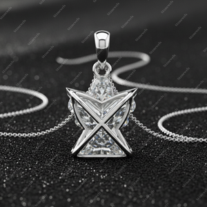 Idées de cadeaux de Noël en argent sterling 925 pour maman, papa, femme, mari, pendentifs et breloques en diamant personnalisés uniques, bijoux fins, ange - Product Image 3