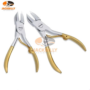 Ciseaux à couronne de qualité supérieure 10.5 cm Pointe TC Instruments chirurgicaux dentaires droits et incurvés en acier inoxydable Instruments médicaux - Product Image 5