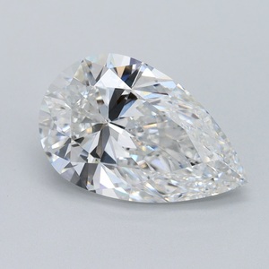 IGI certifié 3.07 ct blanc poire coupe laboratoire diamant cultivé excellente coupe GIA certificat VVS clarté pour la fabrication de bijoux - Product Image 1
