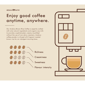 กาแฟอาราบิก้าข้าวกล้องผสมนมถั่วเหลืองออร์แกนิก รสชาติกลมกล่อมมีคาเฟอีน - Product Image 5