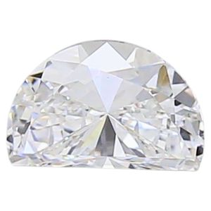 Diamante de Laboratorio de Media Luna de 3 Quilates, D VS1, Certificado por IGI, Corte de Media Luna Suelto - Product Image 2