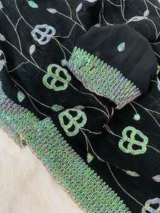 Bollywood indien dernière tenue de fête sari exclusive mariée StunningTrendy Showstopper meilleure vente exportation Sexy attrayant concepteur - Product Image 5