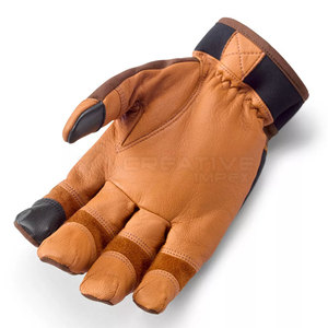 OEM Custom Leather Camo Hunting <b>Gloves</b> Windproof <b>Touchscreen</b> Warm Winter Outdoor Gear with Hook & Loop Closure - Product Image 5