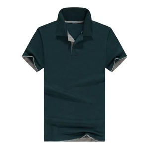 Offre Spéciale décontracté à manches courtes solide tricoté 100% coton pour chemises pour hommes Multi avec Logo personnalisé en gros - Product Image 1