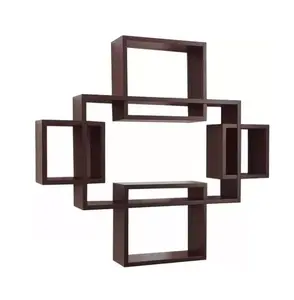 Handmade Wood Square block Design decorative wall hanging home hotel decor luxury living cheap price factory made